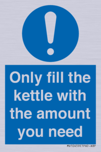 Only fill the kettle with the amount you need